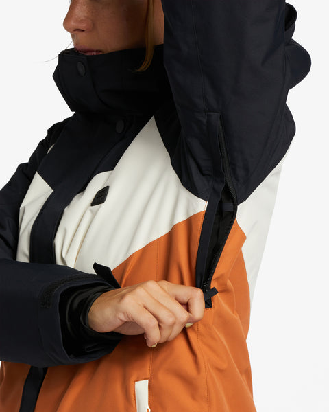 Billabong Womens A/DIV Good Life Technical Snow Jacket Black Sample 50% off