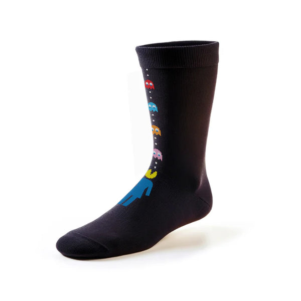 Girl Skateboard x Pac-Man Games Over Socks Black - One Size
