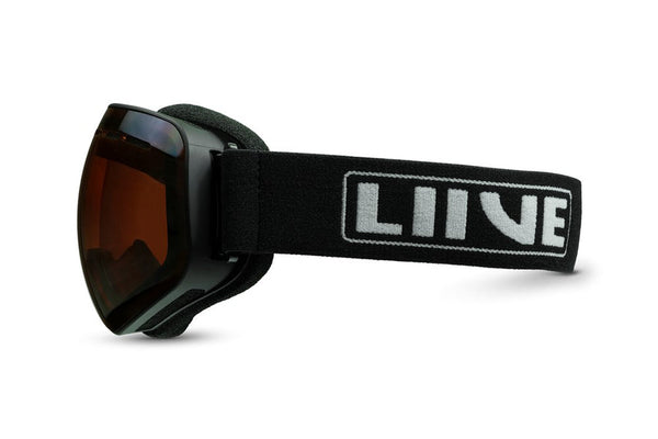 Liive Snow Goggles Grind Matt Black 50% off RRP