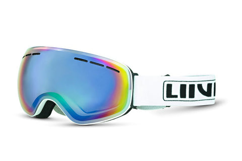 Liive Snow Goggles Grind Matt White 50% off RRP