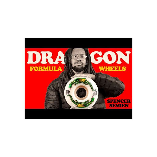 Powell Peralta skateboard wheels Dragon Formula 58mmx33mm 93A Off White 4 Pack
