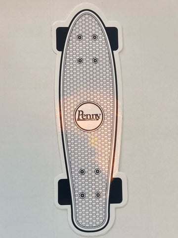 Penny Australia sticker black and white