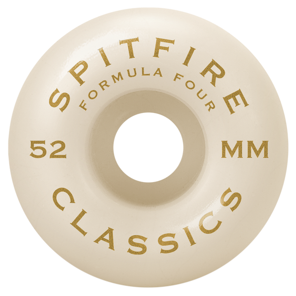 Spitfire skateboard wheels Formula Four Classic 99A 52mm