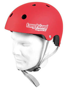 Long Island EPS skateboard Helmet red Certified