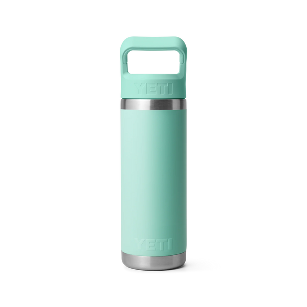 Yeti Rambler Straw Bottle Insulated Seafoam 18oz