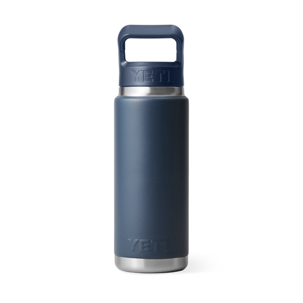 Yeti Rambler Straw Bottle Insulated Navy 26oz