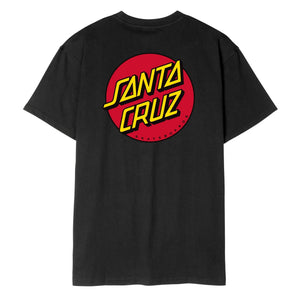 Santa Cruz tee shirt Classic Dot Chest Black