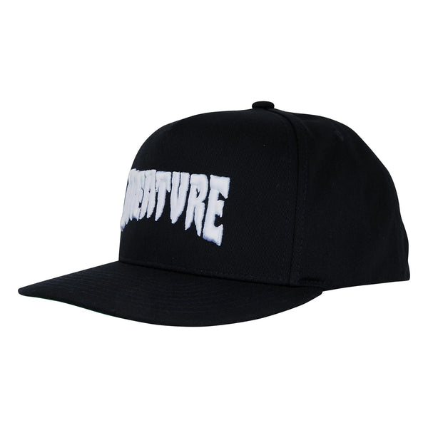 Creature cap Mono Logo snapback Black