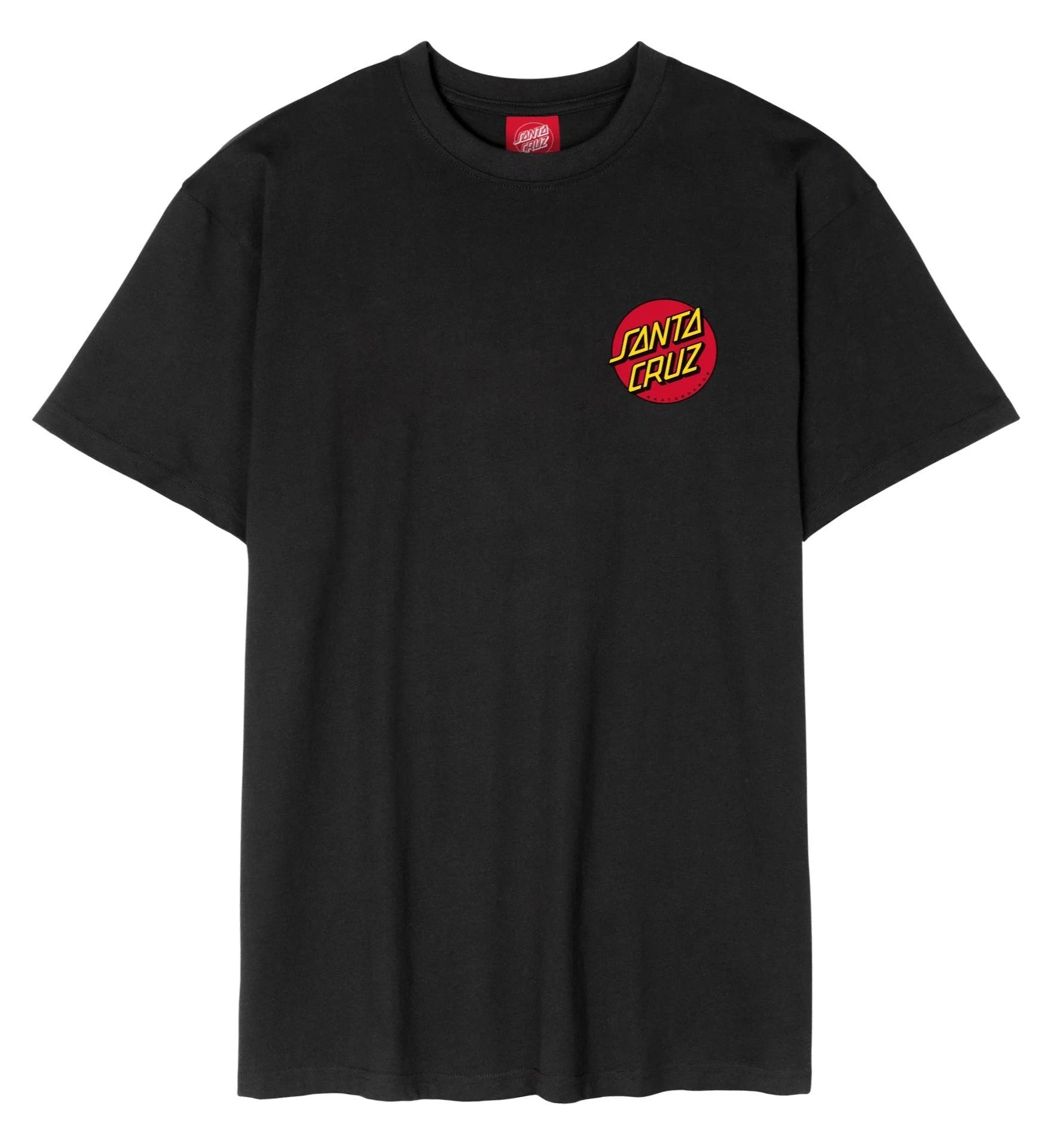 Santa Cruz tee shirt Classic Dot Chest Black