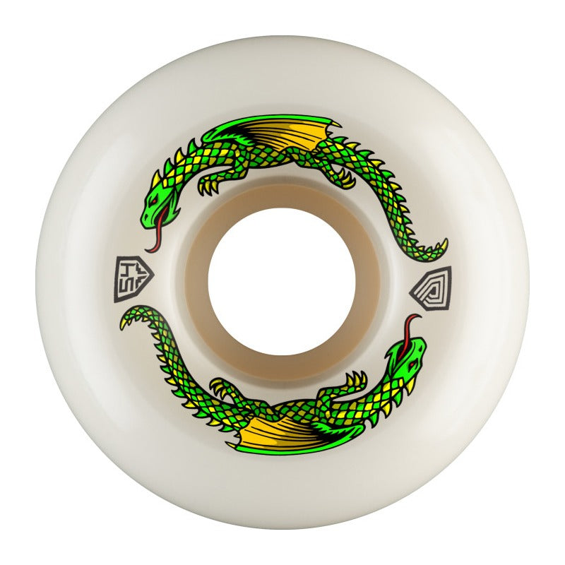 Powell Peralta skateboard wheels Dragon Formula 58mmx33mm 93A Off White 4 Pack
