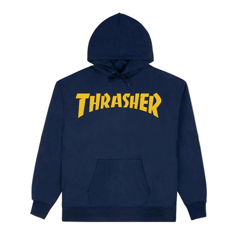 Thrasher pullover hoodie Cover Logo Navy