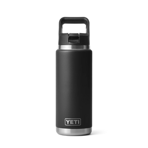 Yeti Rambler Straw Bottle Insulated Black 26oz