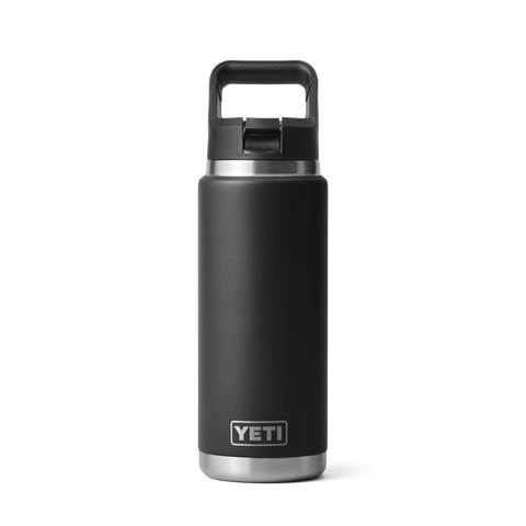 Yeti Rambler Straw Bottle Insulated Black 26oz