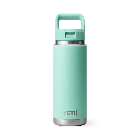 Yeti Rambler Straw Bottle Insulated Seafoam 26oz