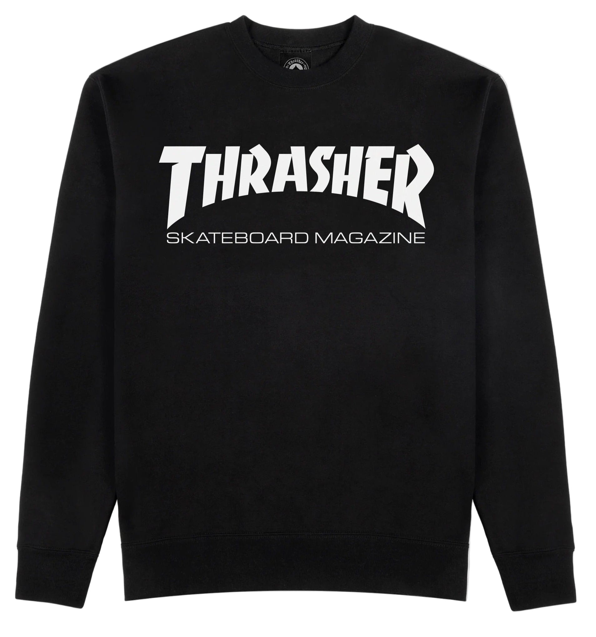 Thrasher pullover sweatshirt Skate Mag Black