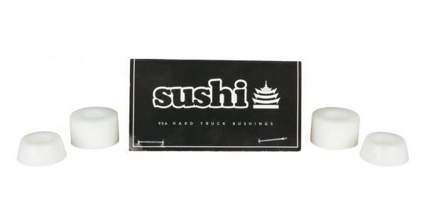 Sushi bushings hard 95A pack of 4 white