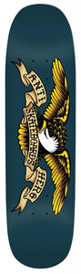AntiHero skateboard deck Team Shaped Eagle Blue Meanie 8.75"