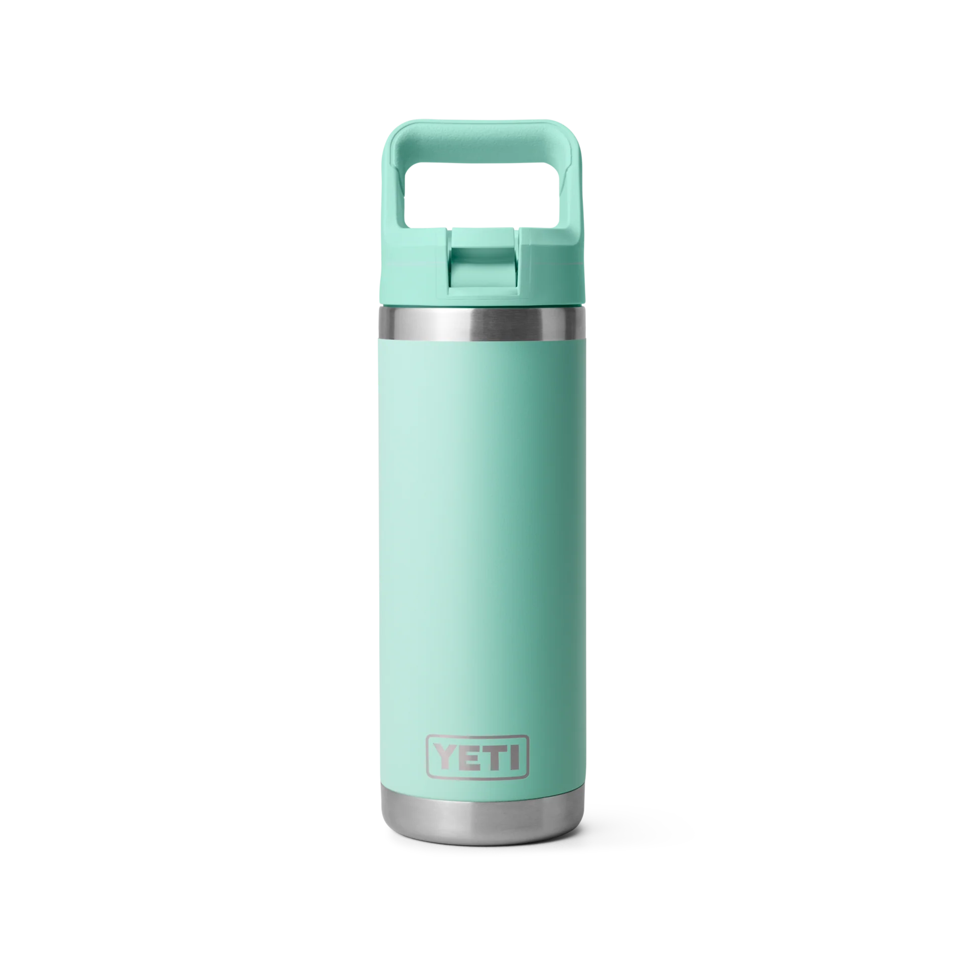 Yeti Rambler Straw Bottle Insulated Seafoam 18oz