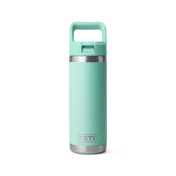 Yeti Rambler Straw Bottle Insulated Seafoam 18oz