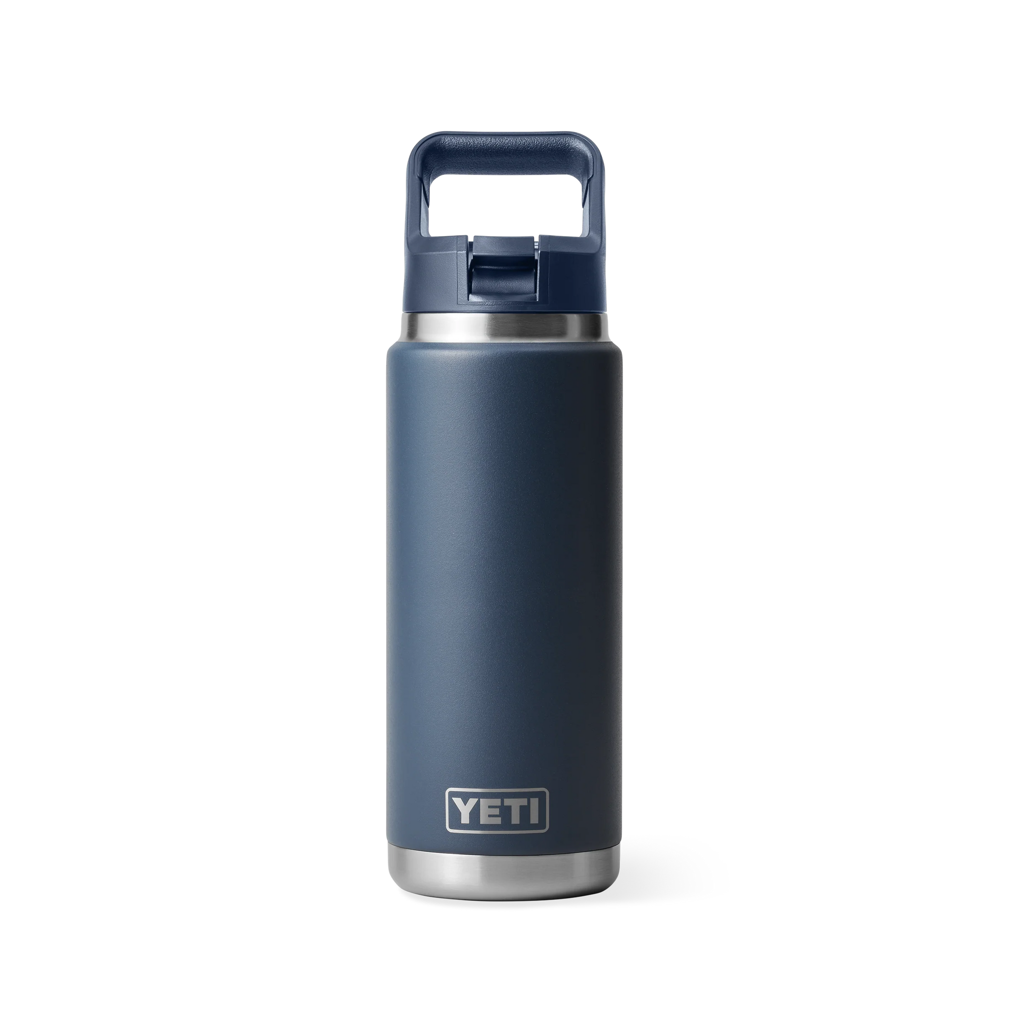 Yeti Rambler Straw Bottle Insulated Navy 26oz