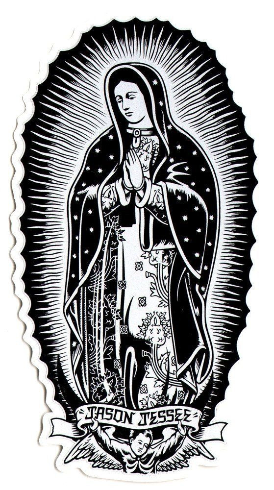 Jason Jessee sticker black and white