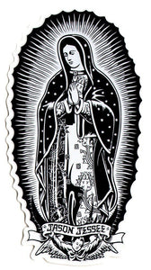 Jason Jessee sticker black and white
