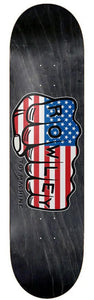 Toy Machine skateboard deck Geoff Rowley Old Glory Fist 8.50"
