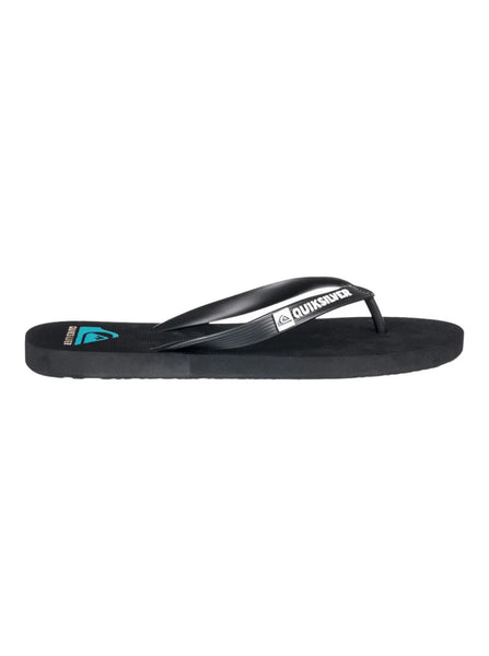 Quiksilver Java Retrolines Flip Flops Black Size UK7 AQYL101115