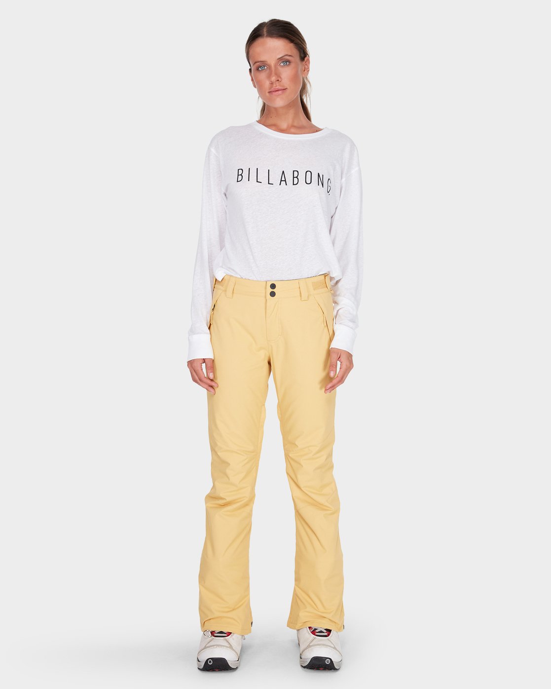 Billabong Womens Malla Snow Pant Rattan Yellow Small Sample