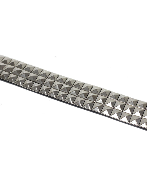 Lowlife leather belt Triple S Studded Black / Silver