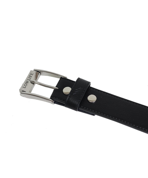 Lowlife leather belt Triple S Studded Black / Silver