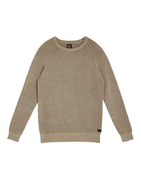 Pullin Knitted Cotton Sweatshirt Taupe