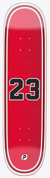 Player skateboard deck Legends Red 8.0"