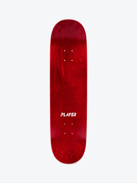 Player skateboard deck Legends Red 8.0"