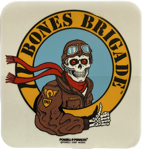 Powell Peralta Bones Brigade Ripper Pilot Sticker (Single) SSBBRP20