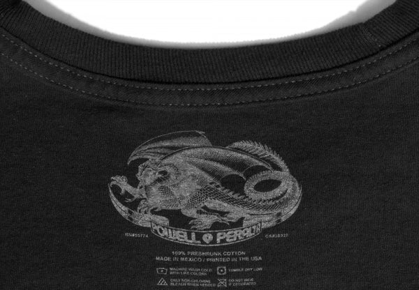Powell Peralta Mens Ripper T-Shirt Black CTMPPRIPX