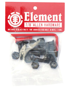 Element 7/8"Allen Hardware Skateboard Bolts & Nuts Q4AHA8ELF9
