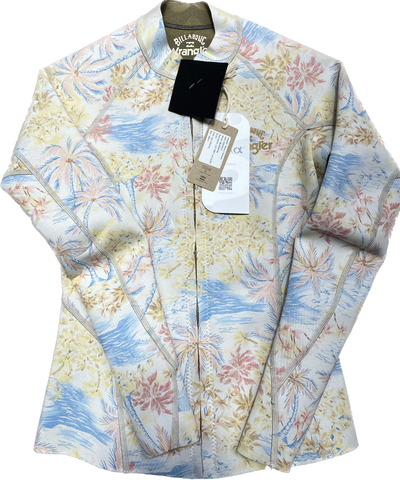 Billabong Lady Peeky Long Sleeve Wetsuit Jacket Salt Crystal 1mm UK10 ABJW800100-SC10