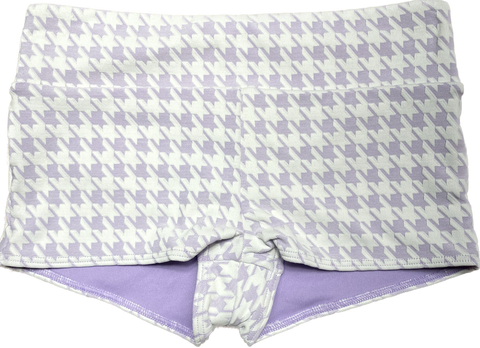 Roxy Swim Shorts Purple Checkered Small Sample 50% Off