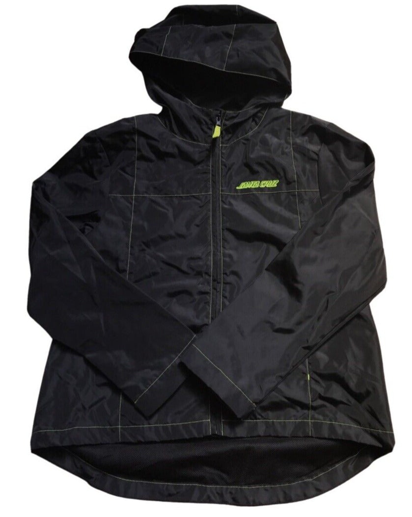 Santa Cruz Women’s Contrast Strip Black Jacket Size 8 Sample 50% Off