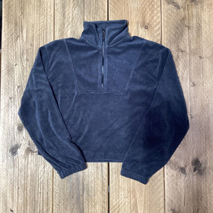 Santa Cruz Women's Opus Dot 1/2 Zip Crew Black Wash Size 8 Sample 50% Off SCW-C1368