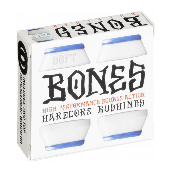 Bones Bushings Soft 91A (pack of 4) Blue/White