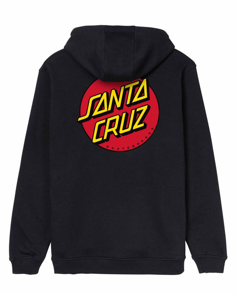 Santa Cruz pullover hoodie Classic Dot Chest Black
