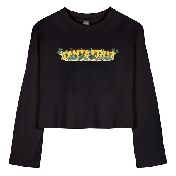 Santa Cruz Desert Strip Long Sleeve T-Shirt Black Small Sample 50% off