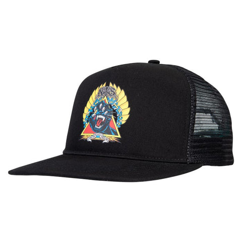 Santa Cruz Natas Screaming Panther Cap Black One Size