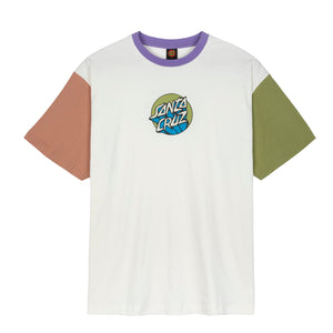 Santa Cruz T-Shirt Crinkle Delta Dot Front Tee Multi