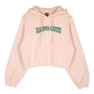 Santa Cruz Women's Galactic Cropped Hoodie Size S/8 Putty Acid Wash SAMPLE 50% OFF!!!