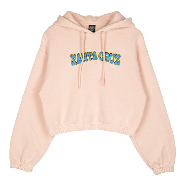 Santa Cruz Women's Galactic Cropped Hoodie Size S/8 Putty Acid Wash SAMPLE 50% OFF!!!