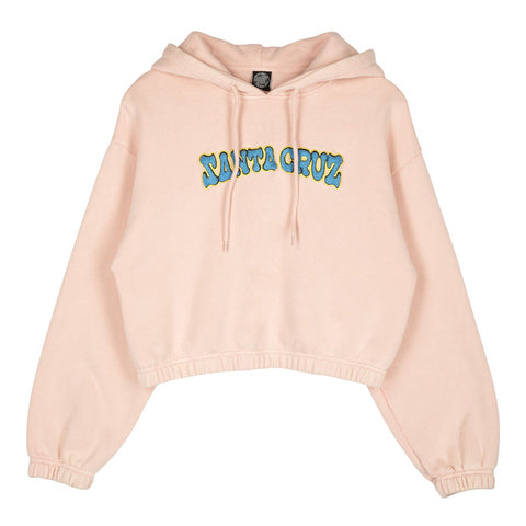 Santa Cruz Women's Galactic Cropped Hoodie Size S/8 Putty Acid Wash SAMPLE 50% OFF!!!