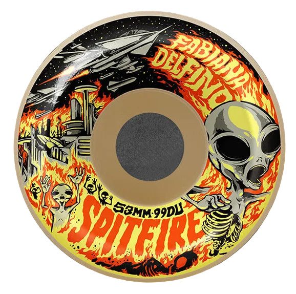 Spitfire skateboard wheels Formula Four Fabiana Invasion Conical Full 99A 54mm (Pack of 4)